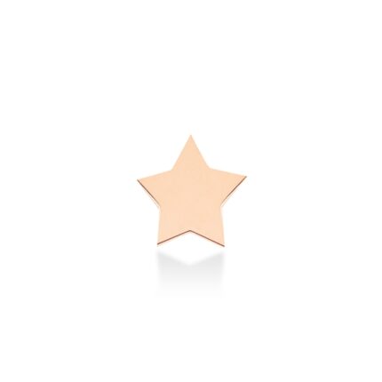 Mono Earring Ginette NY Solo Milky Way Star Stud Rose Gold