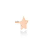 Mono Boucle d'Oreille Ginette NY Solo Milky Way Star Stud Or Rose