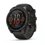 Montre Garmin Fenix 8 Amoled Sapphire Titane Carbon Gray DLC Connectée Bracelet Caoutchouc 47MM