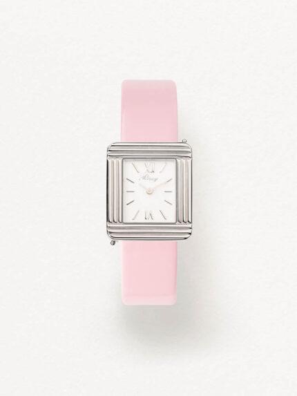 Poiray Ma Première watch White dial Leather Bracelet