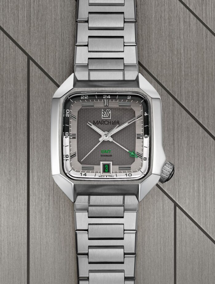 Montre MARCH LA.B AM2 Slim GMT Titane Millésime Mars 2025 35MM