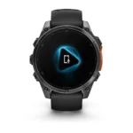 Montre Garmin Fenix 8 Amoled Acier Gray Connectée Bracelet Caoutchouc 47MM