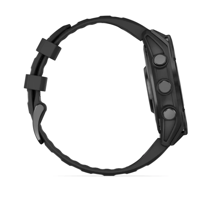 Montre Garmin Fenix 8 Amoled Acier Gray Connectée Bracelet Caoutchouc 47MM