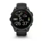 Montre Garmin Fenix 8 Amoled Sapphire Titane Carbon Gray DLC Connectée Bracelet Caoutchouc 47MM