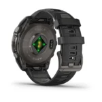 Montre Garmin Fenix 8 Amoled Sapphire Titane Carbon Gray DLC Connectée Bracelet Caoutchouc 47MM