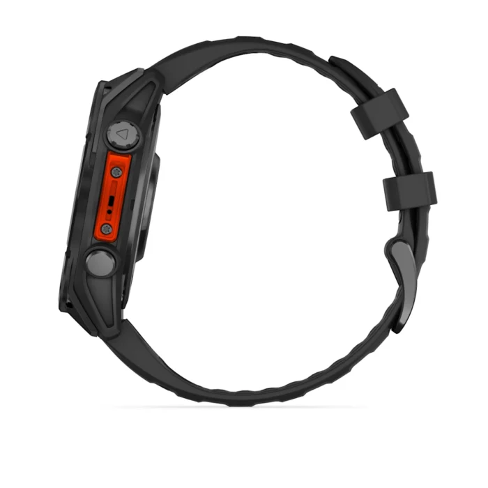 Montre Garmin Fenix 8 Amoled Acier Gray Connectée Bracelet Caoutchouc 47MM