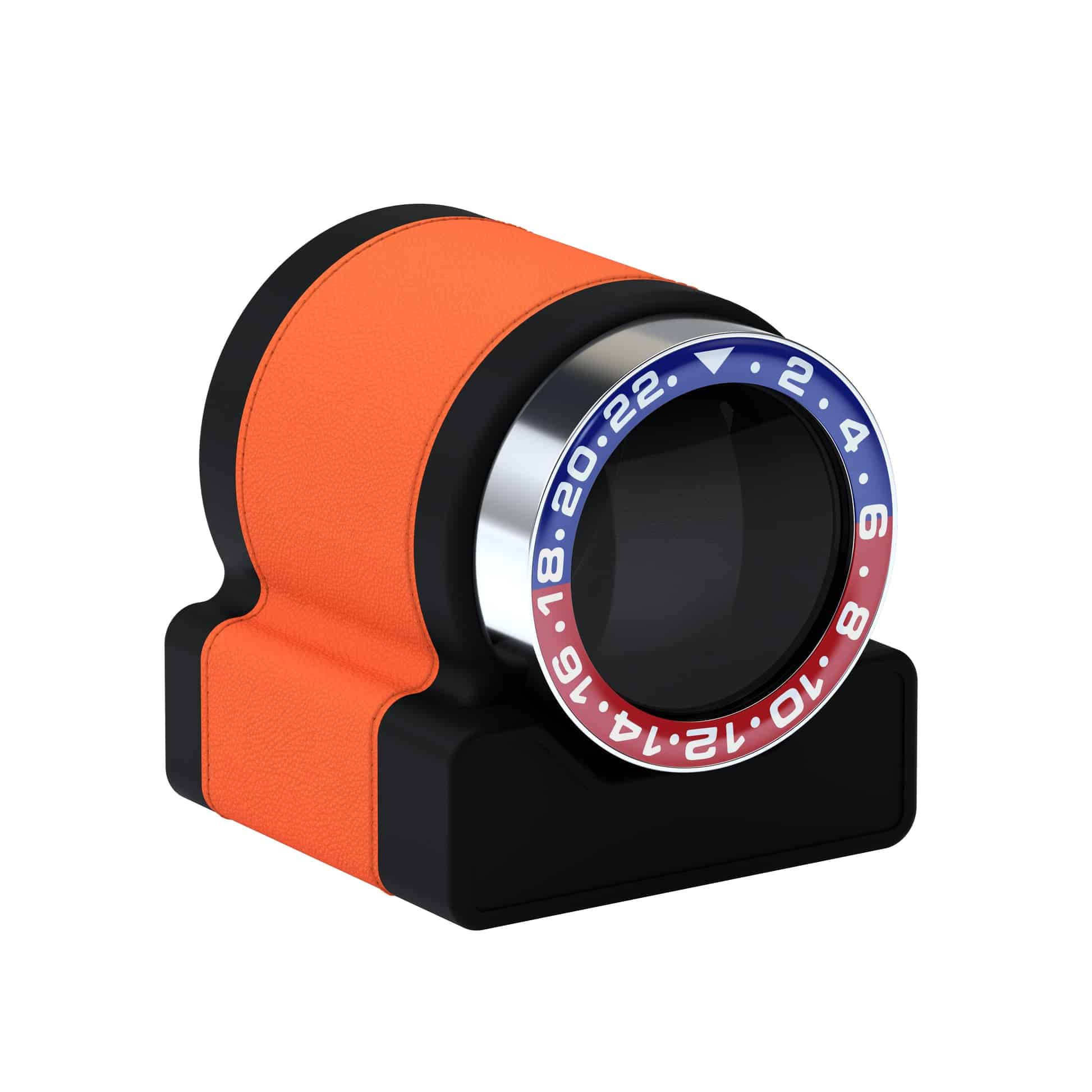 Remontoir à Montre Scatola Del Tempo Rotor One Orange Lunette Sport Blue Red Pepsi