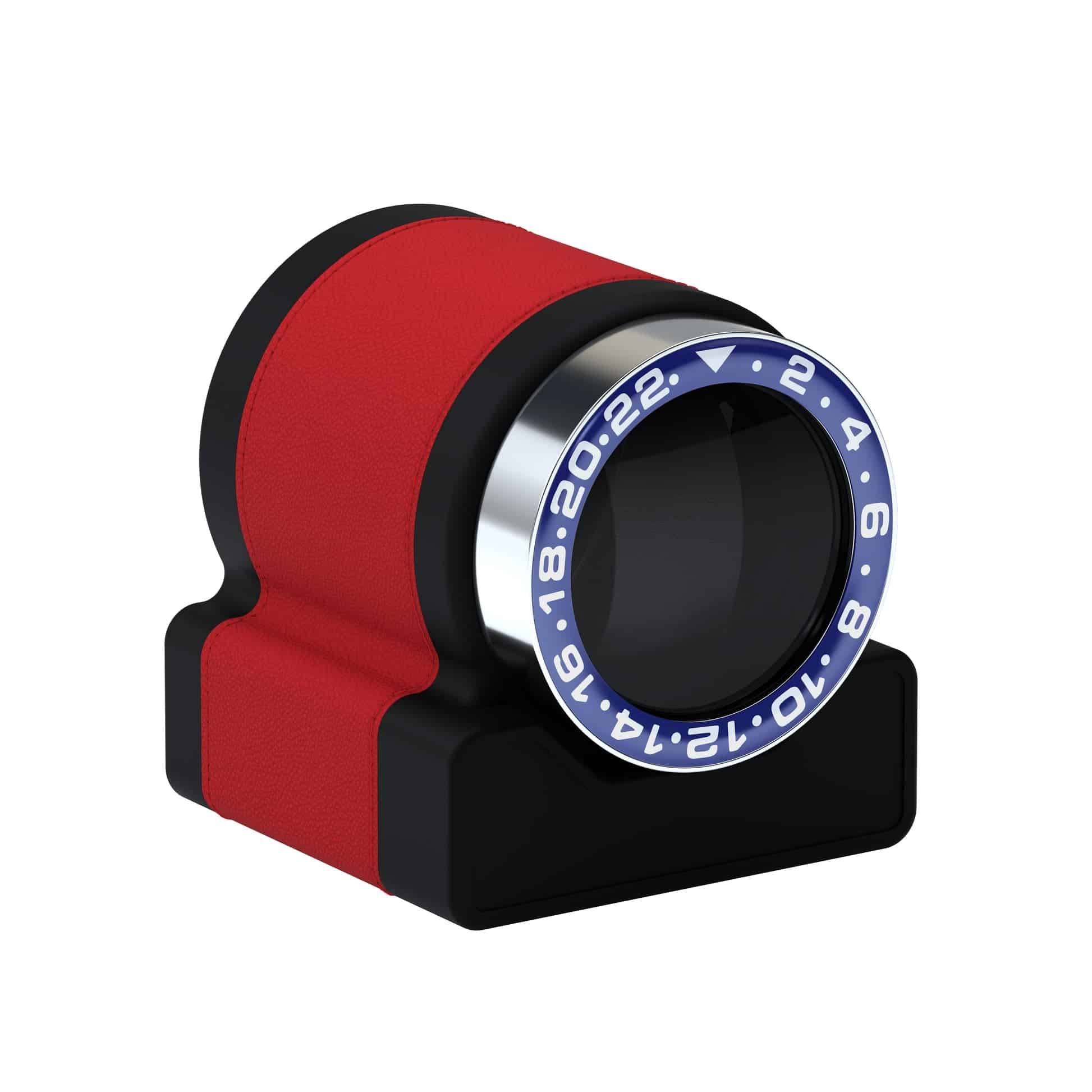 Remontoir à Montre Scatola Del Tempo Rotor One Rouge Lunette Sport Blue