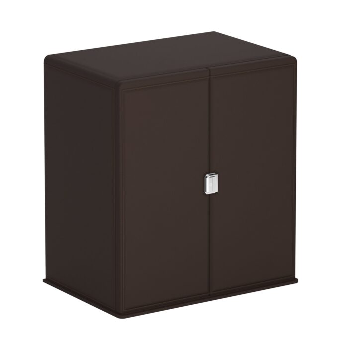 Remontoir à Montre Scatola Del Tempo Cabinet Rotore 9 Marron Châtaigne