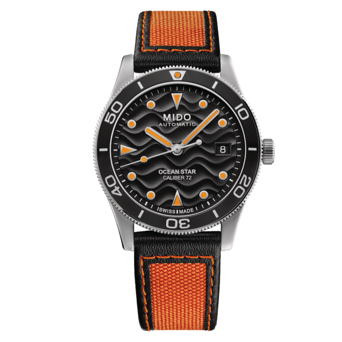 Montre Mido Ocean Star 39 Auto Cadran Noir Bracelet Textile 39MM