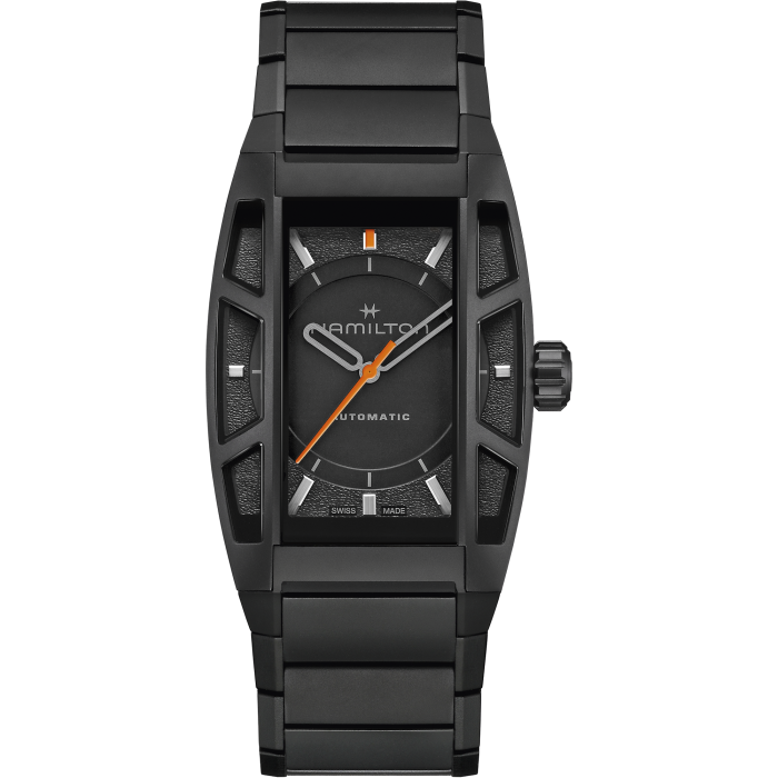 Montre Hamilton American Classic Boulton Auto Death Stranding 2 Cadran Noir Bracelet Acier