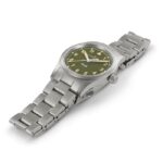 Montre Hamilton Khaki Field Quartz Cadran Vert Bracelet Acier 33MM