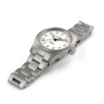 Montre Hamilton Khaki Field Quartz Cadran Blanc Bracelet Acier 38MM