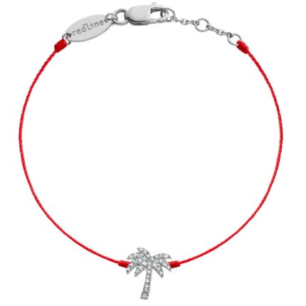 Bracelet Redline Palmier Diamant Or Blanc