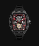 Montre Blackout Watches XP1 Tourbillon LT Red Bracelet Caoutchouc 44MM