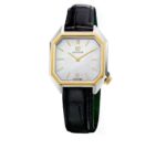 Montre MARCH LA.B Milady Mansart Nacre Quartz Cadran Blanc Bracelet Cuir 28MM
