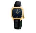 Montre MARCH LA.B Milady Mansart Supreme Quartz Cadran Noir Bracelet Cuir 28MM