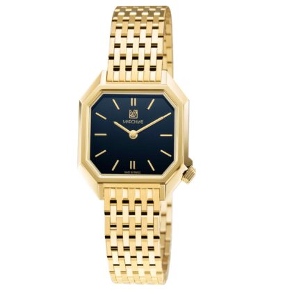 Montre MARCH LA.B Milady Mansart Supreme Quartz Cadran Noir Bracelet Acier 28MM