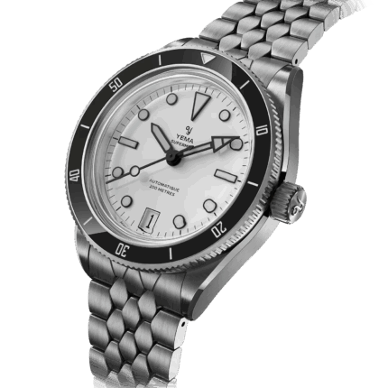 Montre Yema Superman Dato CMM.10 Auto Cadran Blanc Bracelet Acier 41MM