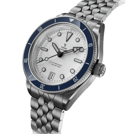 Montre Yema Superman Dato CMM.10 Auto Cadran Blanc Bracelet Acier 41MM