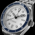 Montre Yema Superman Dato CMM.10 Auto Cadran Blanc Bracelet Acier 41MM