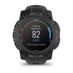 Montre Garmin Instinct 3 Amoled Tactical Noir Connectée Bracelet Caoutchouc 50MM