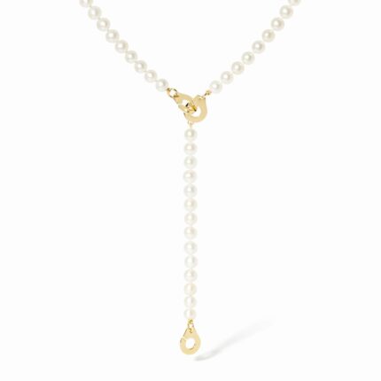 Collier Dinh Van 3 Menottes Moyen Modèle Perles Or Jaune