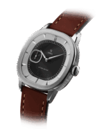 Montre Yema Granvelle CMM.20 Auto Cadran Noir Bracelet Cuir 39MM