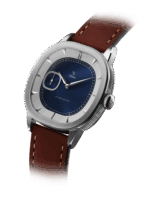 Montre Yema Granvelle CMM.20 Auto Cadran Bleu Bracelet Cuir 39MM