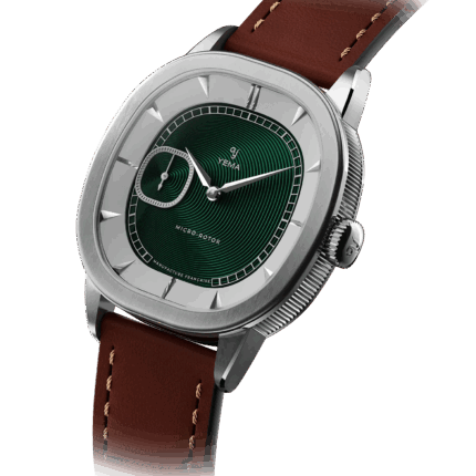Montre Yema Granvelle CMM.20 Auto Cadran Vert Bracelet Cuir 39MM