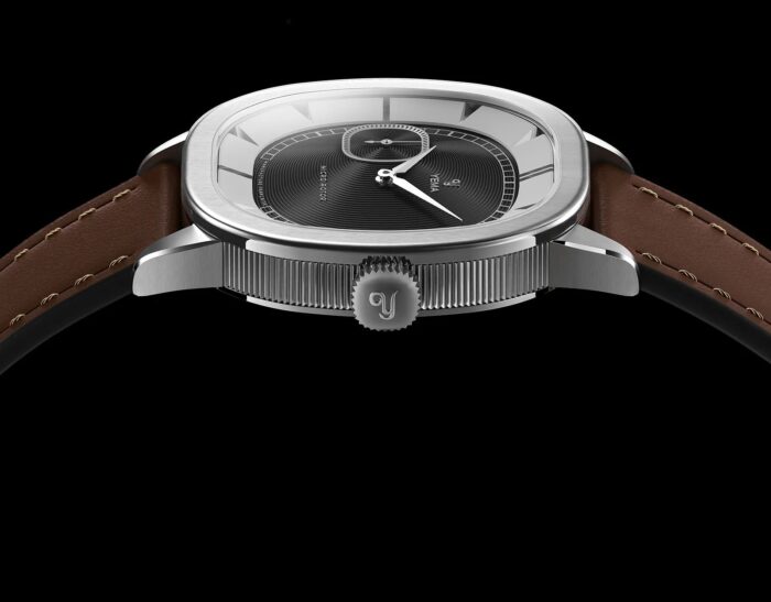 Montre Yema Granvelle CMM.20 Auto Cadran Noir Bracelet Cuir 39MM