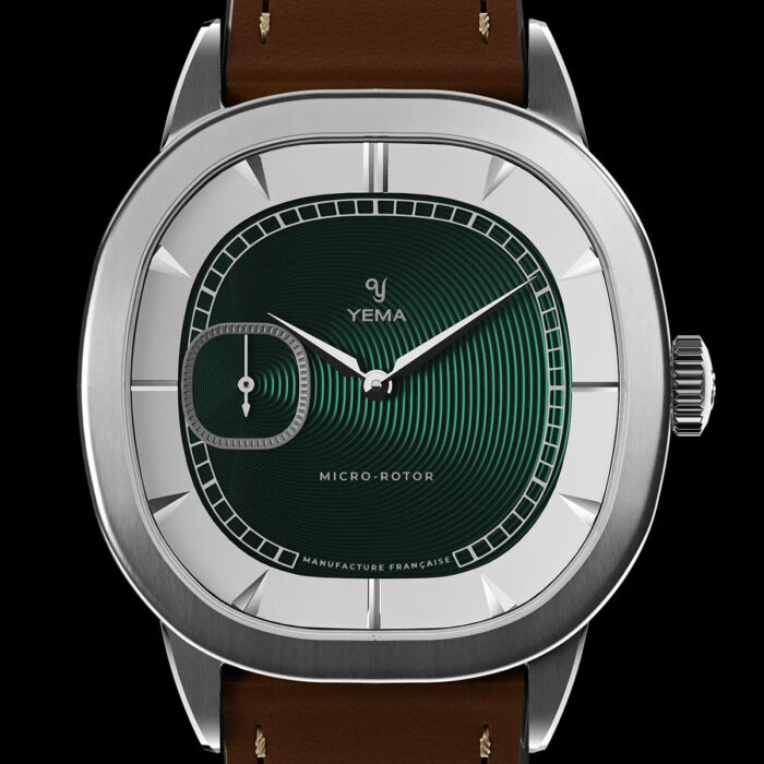 Montre Yema Granvelle CMM.20 Auto Cadran Vert Bracelet Cuir 39MM