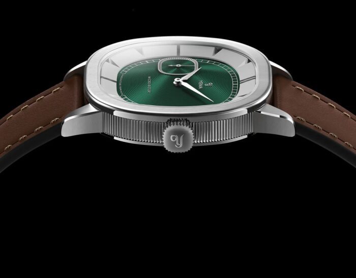 Montre Yema Granvelle CMM.20 Auto Cadran Vert Bracelet Cuir 39MM