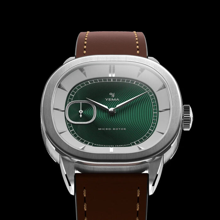 Montre Yema Granvelle CMM.20 Auto Cadran Vert Bracelet Cuir 39MM
