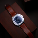 Montre Yema Granvelle CMM.20 Auto Cadran Bleu Bracelet Cuir 39MM