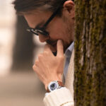 Montre Yema Granvelle CMM.20 Auto Cadran Bleu Bracelet Cuir 39MM