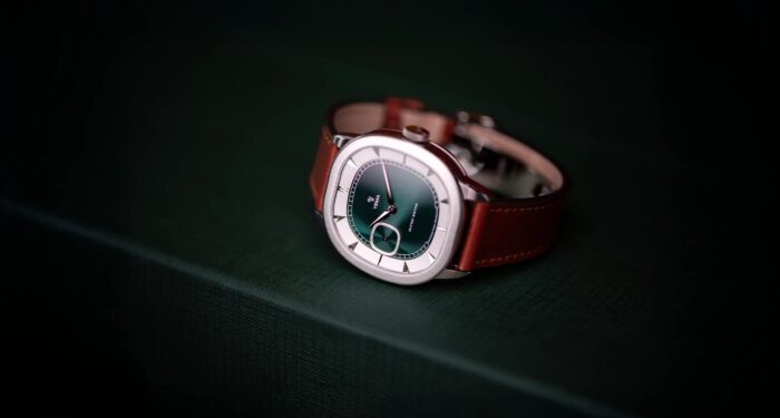 Montre Yema Granvelle CMM.20 Auto Cadran Vert Bracelet Cuir 39MM