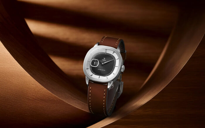 Montre Yema Granvelle CMM.20 Auto Cadran Noir Bracelet Cuir 39MM