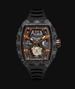 Montre Blackout Watches XP1 Tourbillon Orange Racing Bracelet Caoutchouc 44MM