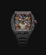 Montre Blackout Watches XP1 Tourbillon Orange Racing Bracelet Caoutchouc 44MM