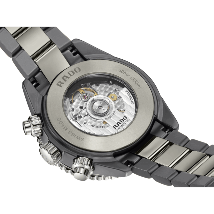 Montre Rado Captain Cook Auto High Tech Ceramic Chronograph Cadran Vert Bracelet Ceramique 43MM