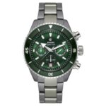 Montre Rado Captain Cook Auto High Tech Ceramic Chronograph Cadran Vert Bracelet Ceramique 43MM