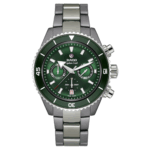 Montre Rado Captain Cook Auto High Tech Ceramic Chronograph Cadran Vert Bracelet Ceramique 43MM