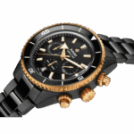 Montre Rado Captain Cook Auto High Tech Ceramic Chronograph Cadran Noir Bracelet Céramique 43MM