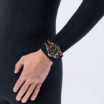 Montre Hamilton Khaki Navy Scuba Bronze Auto GMT Cadran Noir Bracelet Textile 43MM