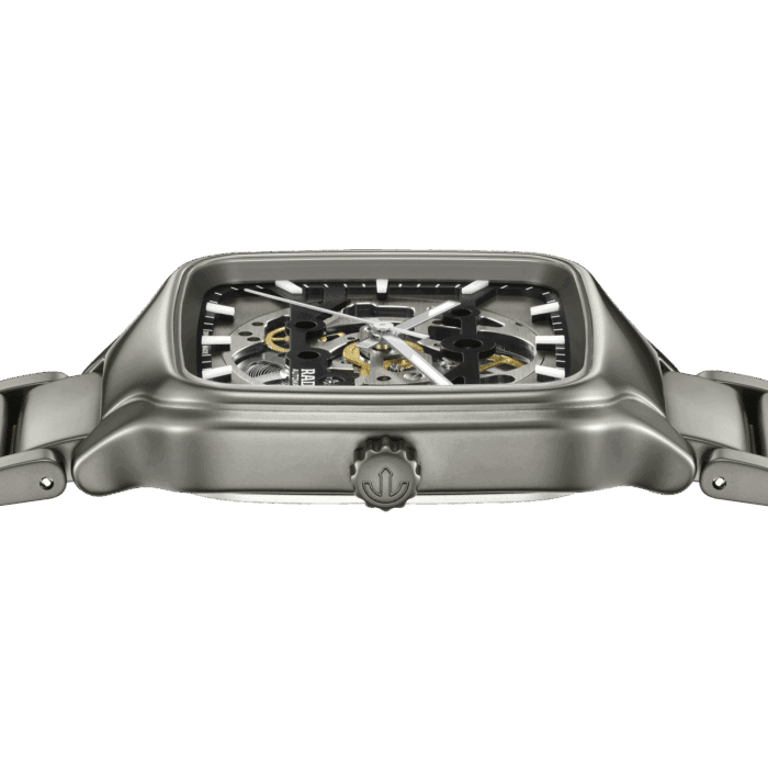 Montre Rado True Square Skeleton Auto Bracelet Céramique 38MM