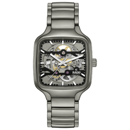 Montre Rado True Square Skeleton Auto Bracelet Céramique 38MM