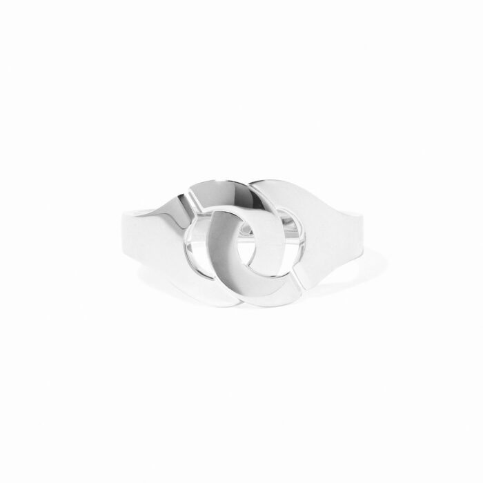 Bague Dinh Van Menottes Petit Modèle Or Blanc