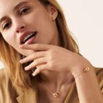 Bracelet Dinh Van Menottes sur Chaîne XS Or Rose