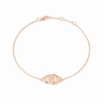 Bracelet Dinh Van Menottes sur Chaîne XS Or Rose